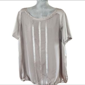 100% Silk VOYAGE BY MARINA RINALDI Top (20W)